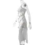 Azrim Maxi Dress White