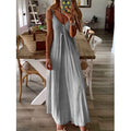 Empire Satin Maxi Dress Olive