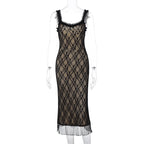 Anapaula Lace Sling Midi Dress