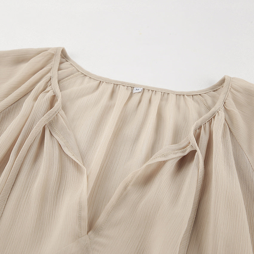 Ronnie Sheer Dress Khaki
