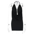 Serina Studded Halter Mini Dress