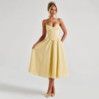 Sampson Midi Dress Yellow