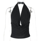 Tatum Polka Dot Halter Top