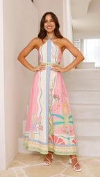Norris Maxi Dress Pink