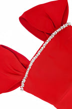 Kora Red Bandage Maxi Dress