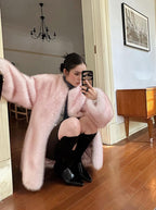 Kloey Faux Fur Plush Coat