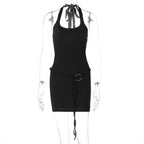 Cali Halter Ring Midi Dress