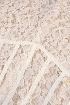 Davina White Lace Floral Maxi Dress