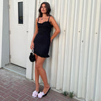 Daniela Bow Detail Mini Dress