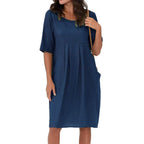 Ifigenia Relaxed and Timeless Summer Dress for Women Easy Wear Style