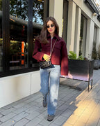 Jesse Wool Zip Jacket