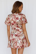 Bowan Printed Ruffle Tiered Babydoll Dress FINAL
