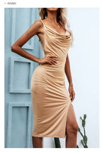 Night To Remember Satin Maxi Dress Taupe