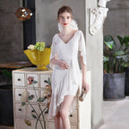 Cocktail Evening Colorful Sequin Short Dress Party Gathering Small Dress Fairy