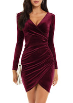 Gilda Boutique Velvet Cocktail Party Dress Evening Wear Edit