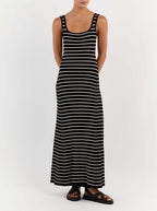 Nataliah Striped Maxi Dress