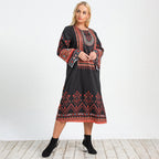 Clear The Air Cotton + Linen Embroidered Dress FINAL