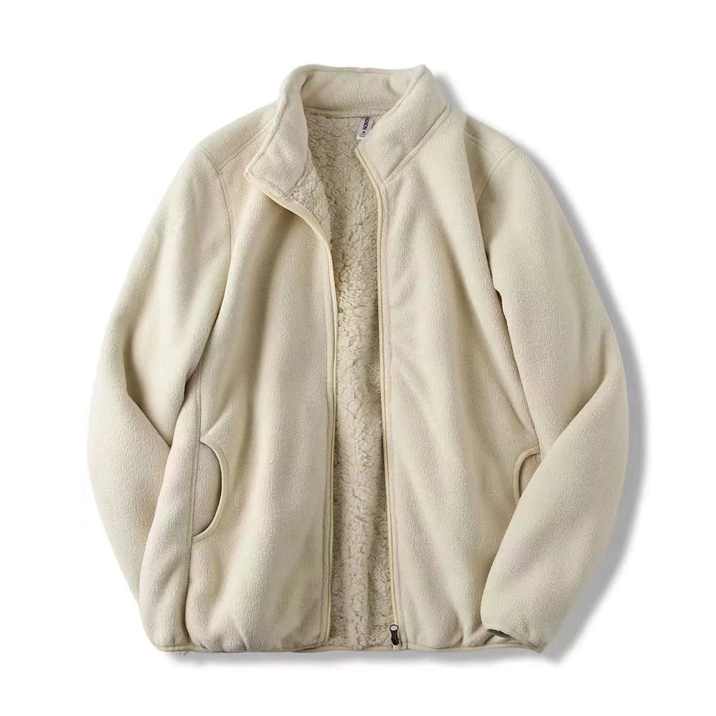 Zoee Plush Stand Collar Jacket