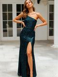 Sequ Dress Sleeveless Split Tight Sequin Dress