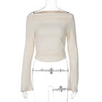 Kenadie Off Shoulder Ruched Top