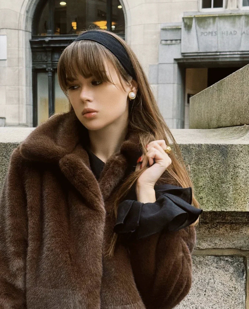 Tayleigh Retro Faux Fur Jacket