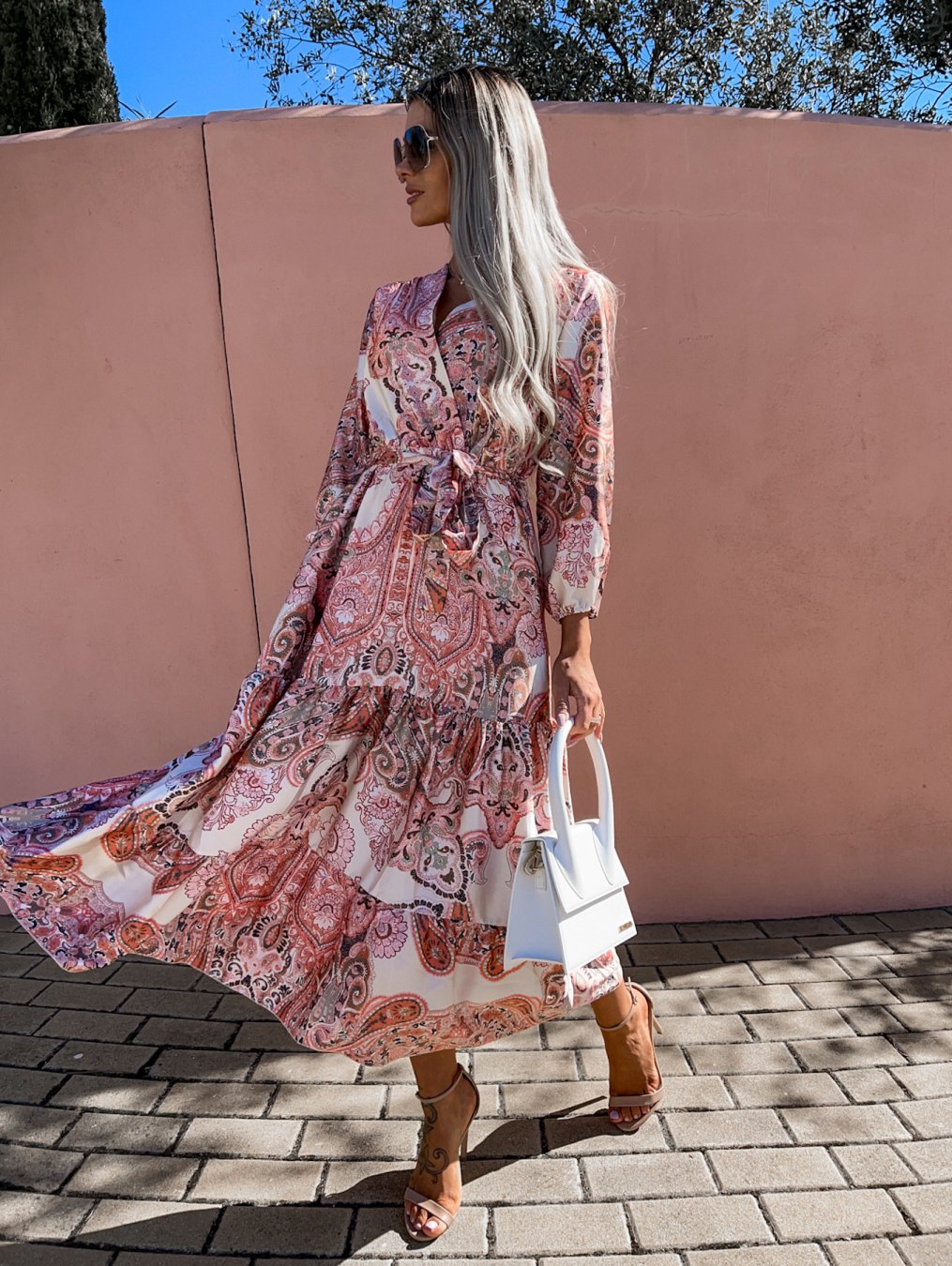 Katerina Printed Tiered Midi Dress FINAL