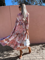 Katerina Printed Tiered Midi Dress FINAL