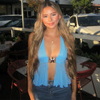Brylei Mesh Halter Top