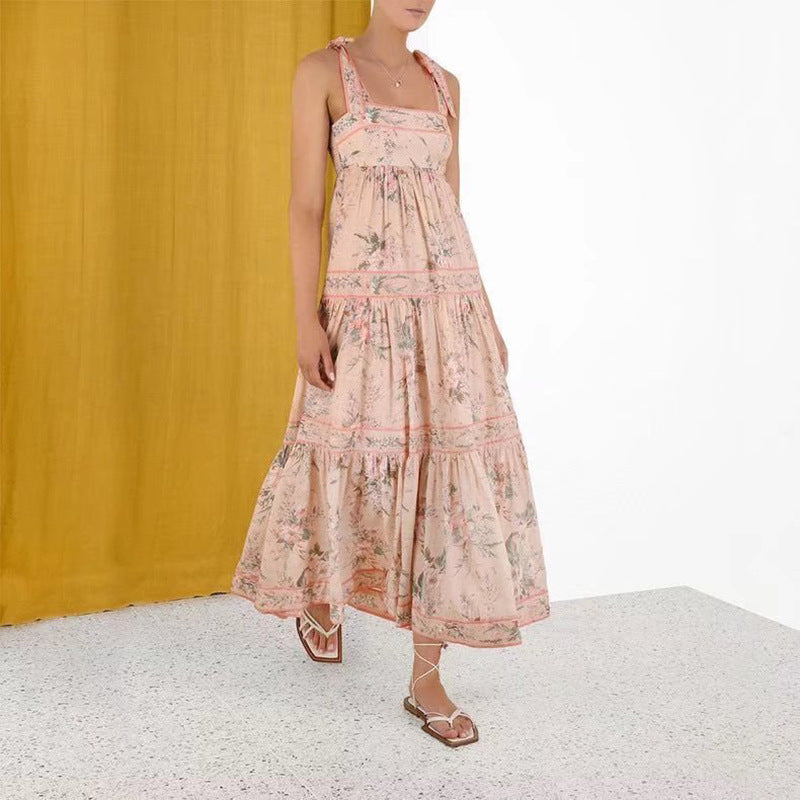 Half Moon Printed Tiered Maxi Dress FINAL