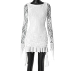 Elegant Charming Slim Slimming Lace Strap Package Hip Dress