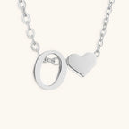 Heartfelt Initial - Gold Letter Necklace