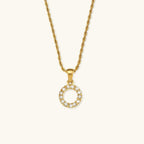 Celeste Initial Diamond Necklace