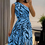Flavia Timeless Fashionable Dress with Print Elevated Occasion Wear
