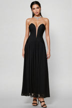 Breen Strapless Bandage Maxi Dress