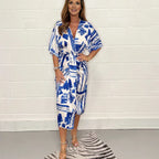 Nadia Aesthetic Chic Midi Dress Boutique Collection