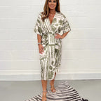 Nadia Aesthetic Chic Midi Dress Boutique Collection