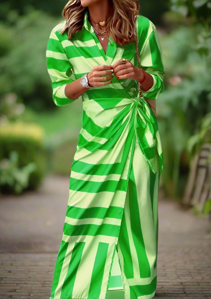 Susana Boutique Dress with Print Chic Silhouette Collection