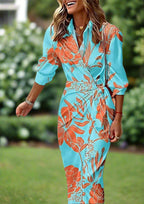 Susana Boutique Dress with Print Chic Silhouette Collection