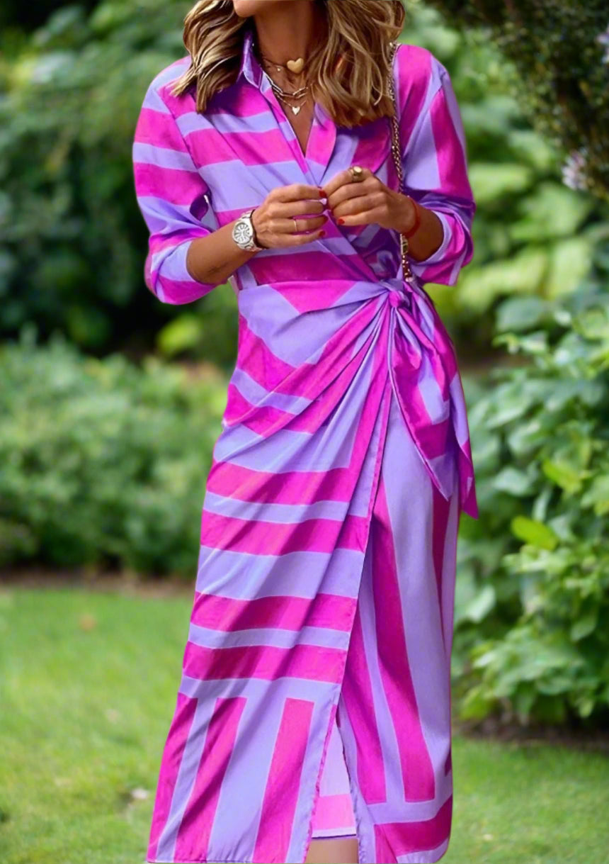 Susana Boutique Dress with Print Chic Silhouette Collection