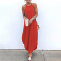 Luz Exclusive Spaghetti Strap Dress with Side Slit Chic Silhouette Collection