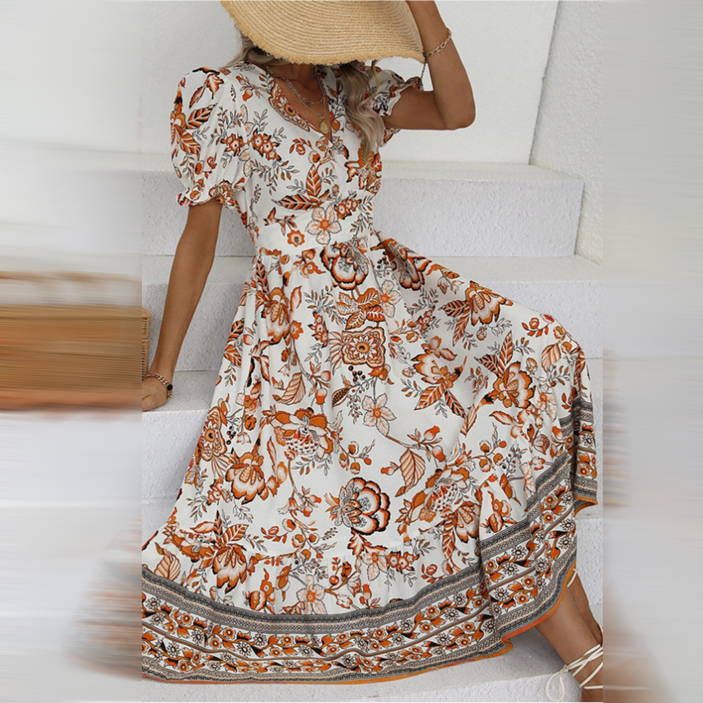 Zoe Chic Floral Dress Silhouette Collection