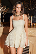 Ethel Floral Lace Mini Dress