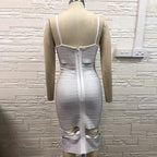 Strappy Sleeveless Cut Out Midi Bandage Dress PH01202