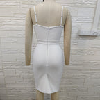 Strappy Sleeveless Backless Mini Bandage Dress PH0511