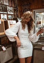 Carla Elevated Glitter Dress Occasion Wear