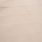 V Neck Short Sleeve Striped Midi Bandage Dress PZC1693