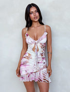 CARLY DRESS - MULTI : FLORAL