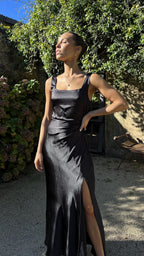 Sara Effortless Maxi Dress Black Premium Wardrobe Essential