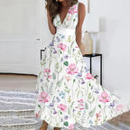 Mikka Boutique Floral Dress Chic Silhouette Collection