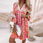 Eugenia Exclusive Fashionable Printed Loose Dress Elevated Occasion Wear